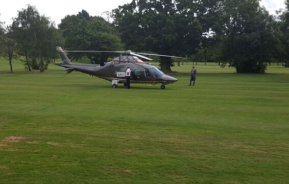 Beefy's  helicopter